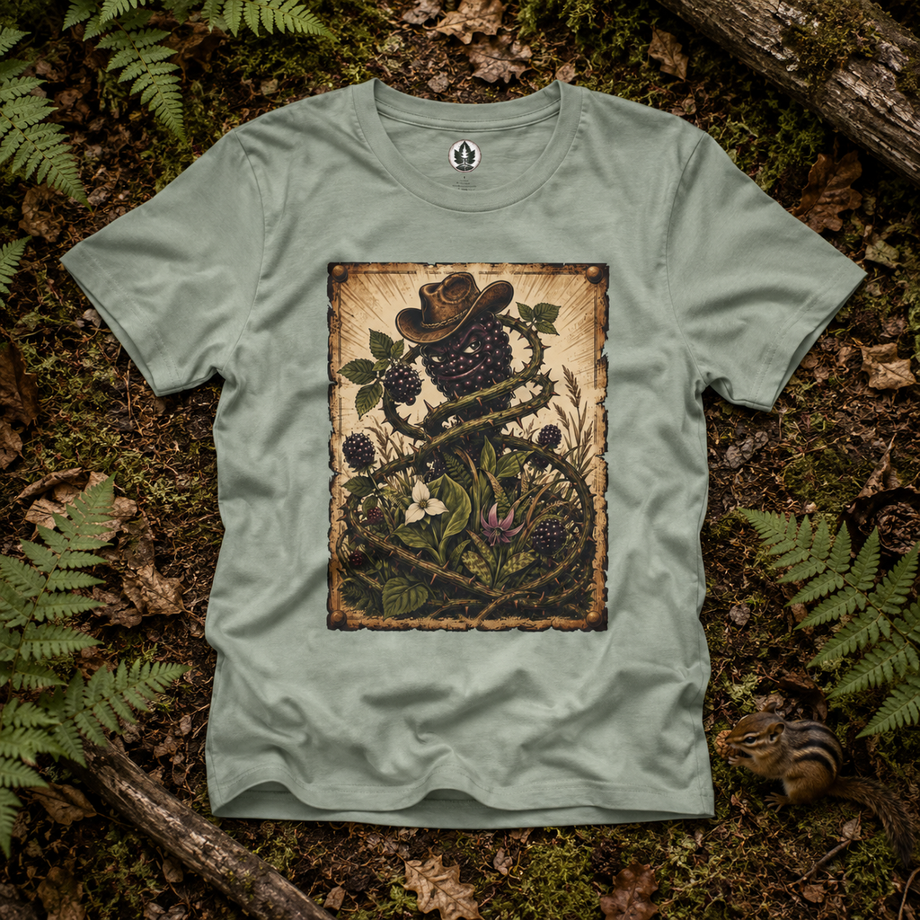 Blackberry Invasive Species Outlaw T‑Shirt