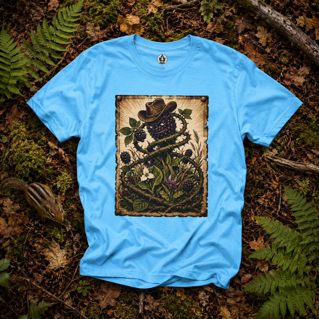 Blackberry Invasive Species Outlaw T‑Shirt