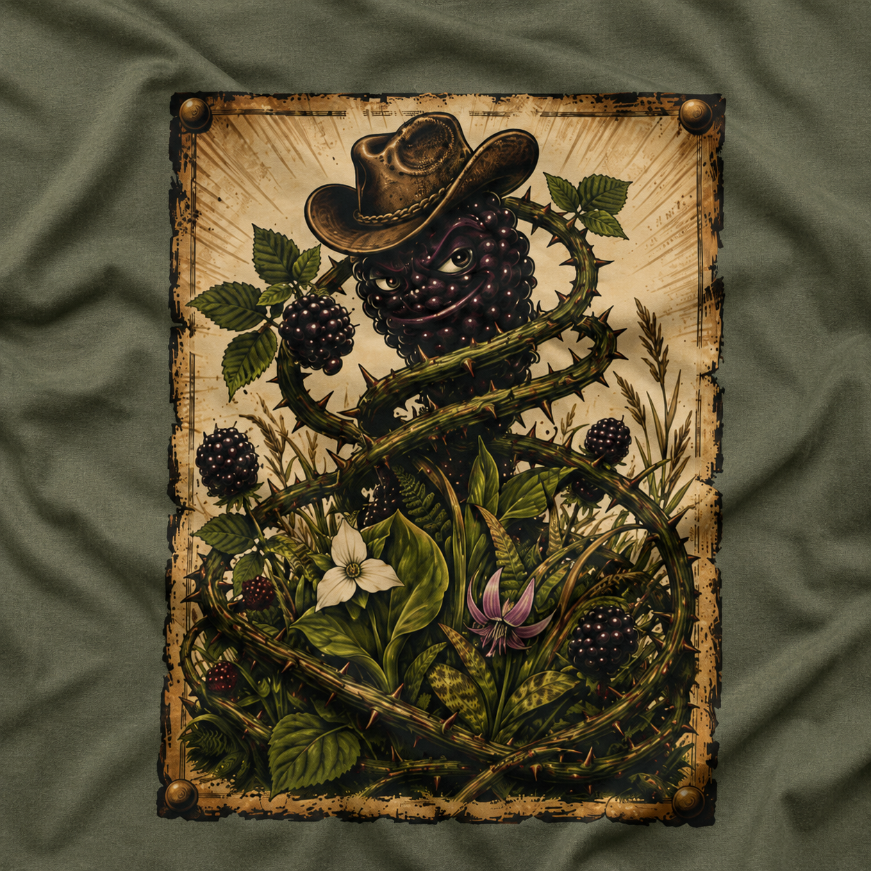 Blackberry Invasive Species Outlaw T‑Shirt