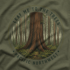 Leaf Me to the Trees Pacific Northwest Tree T‑Shirt