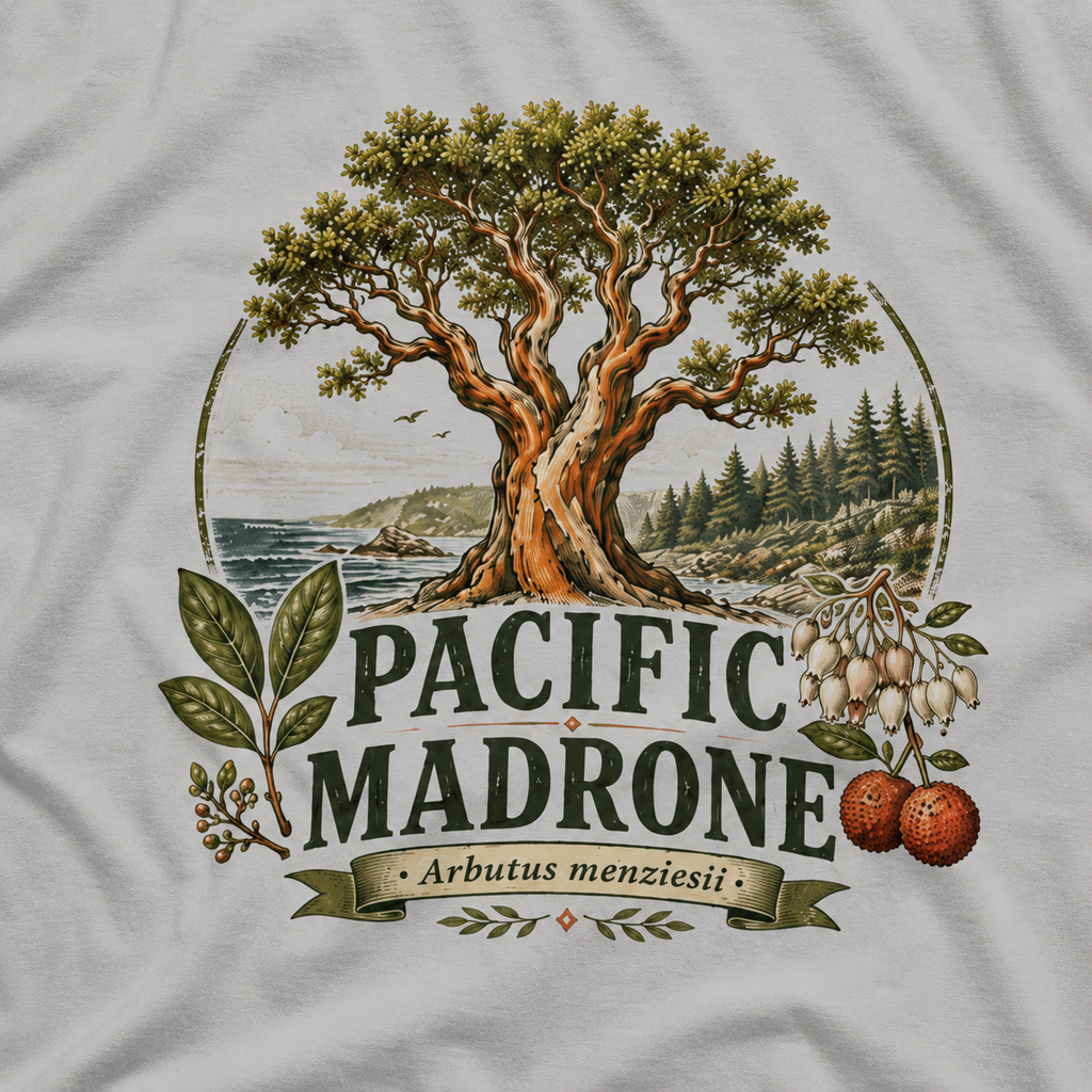 Pacific Madrone, Arbutus menziesii T‑Shirt