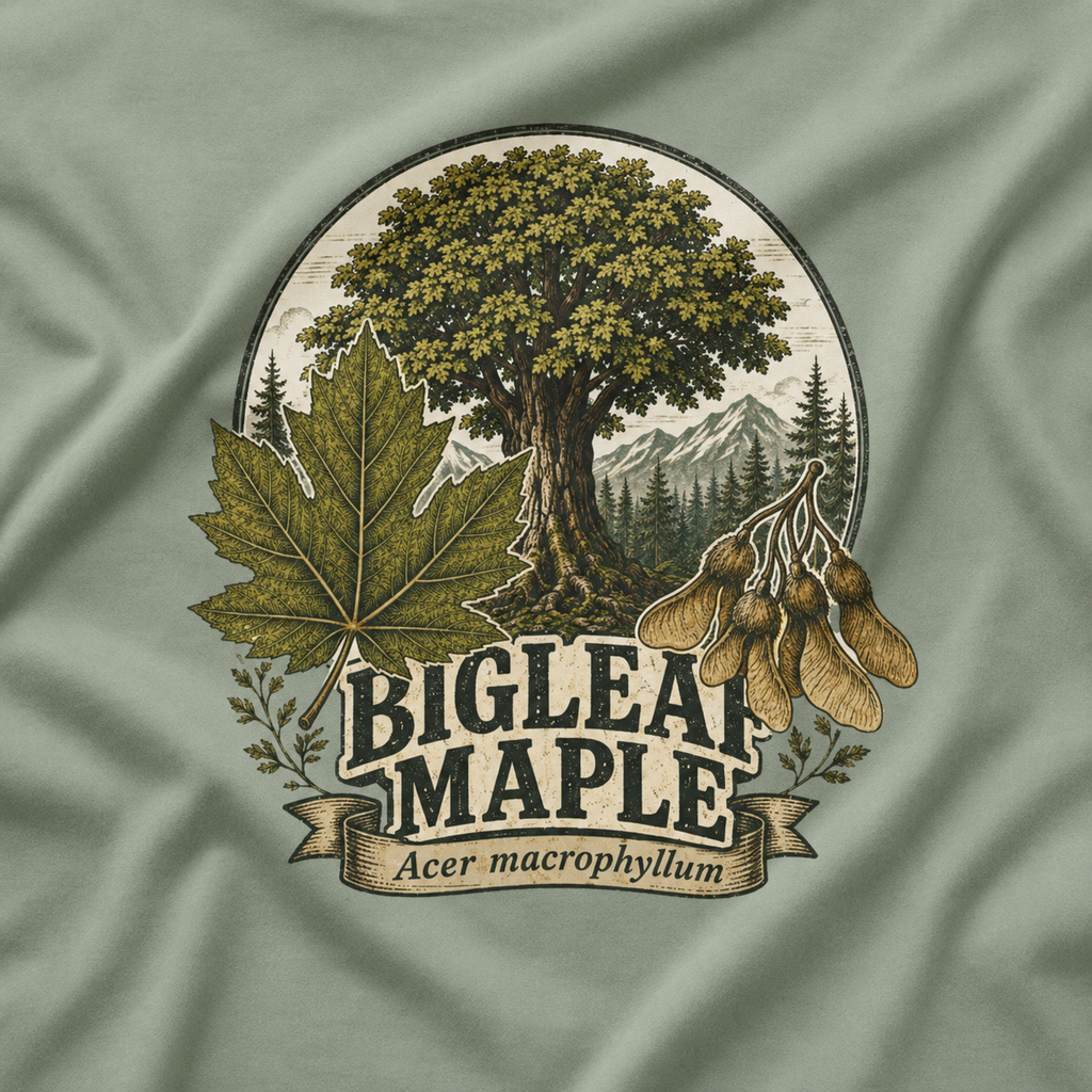 Bigleaf Maple, Acer macrophyllum T‑Shirt