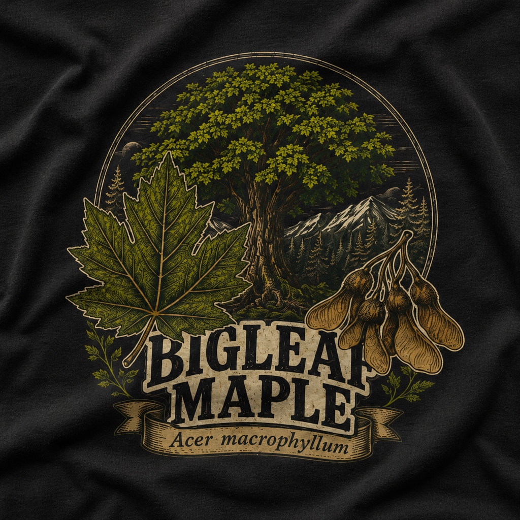 Bigleaf Maple, Acer macrophyllum T‑Shirt