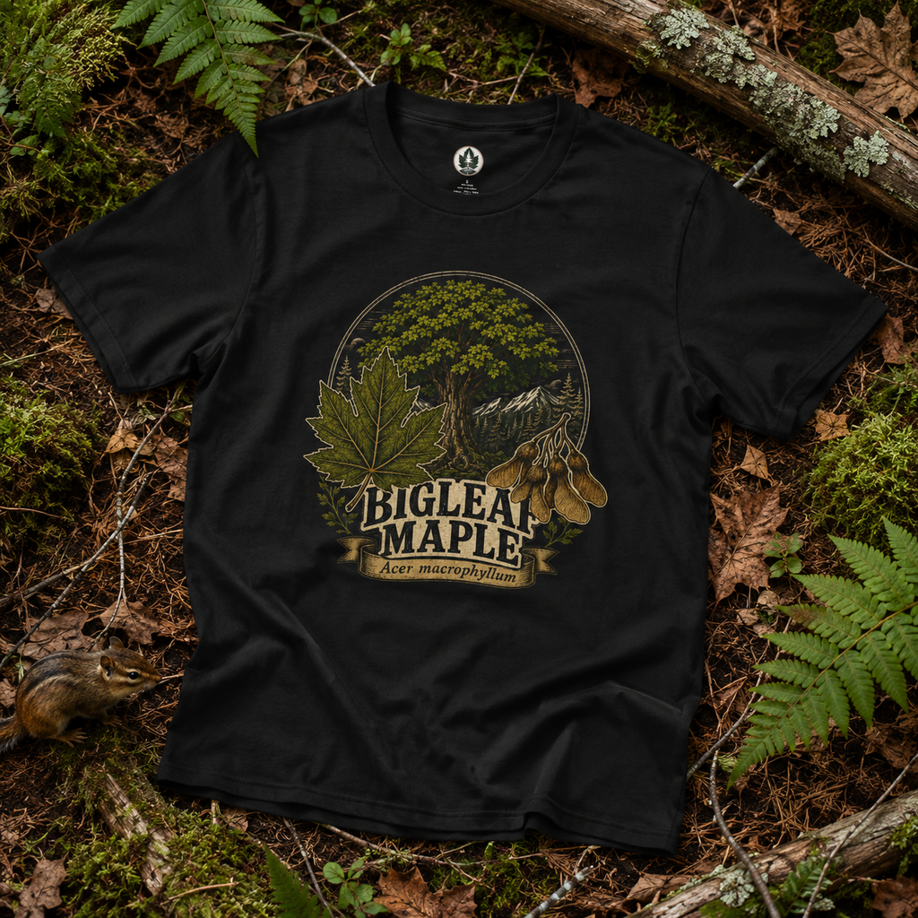 Bigleaf Maple, Acer macrophyllum T‑Shirt