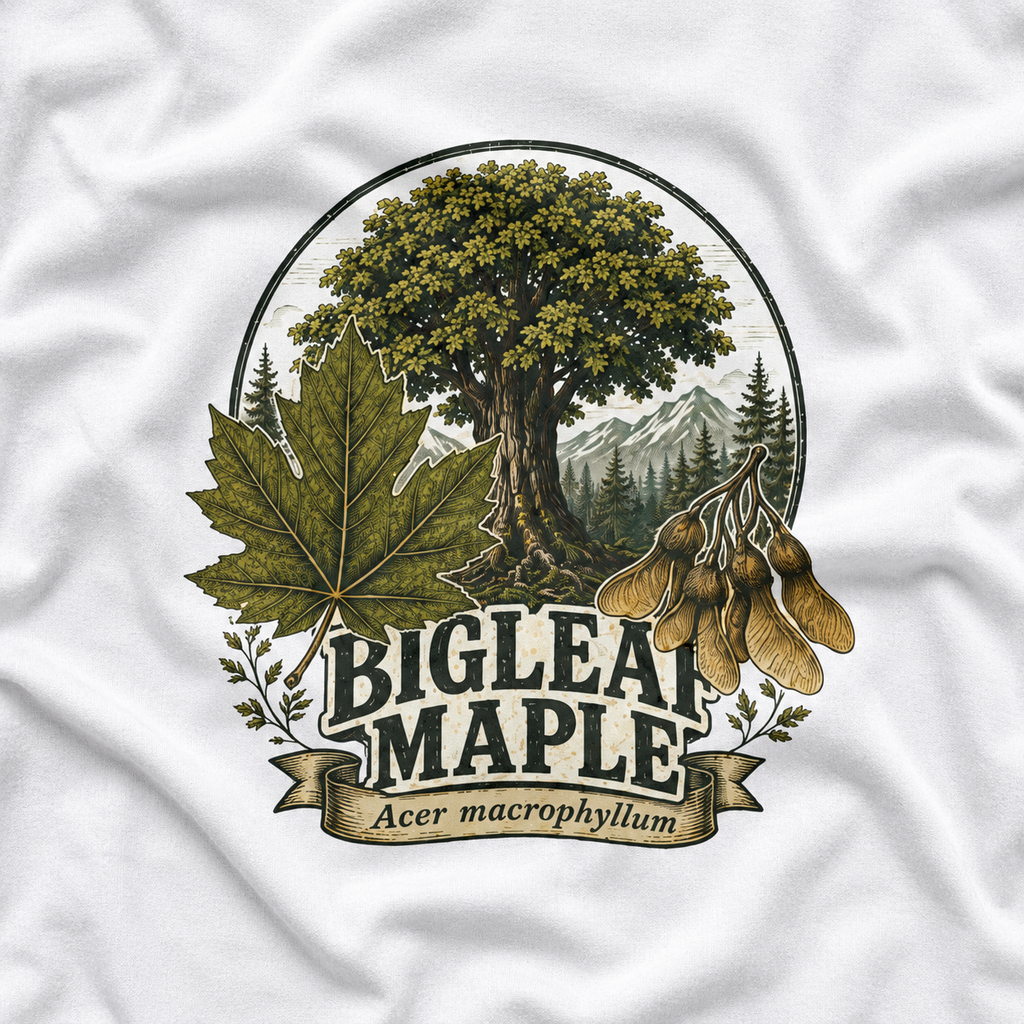 Bigleaf Maple, Acer macrophyllum T‑Shirt
