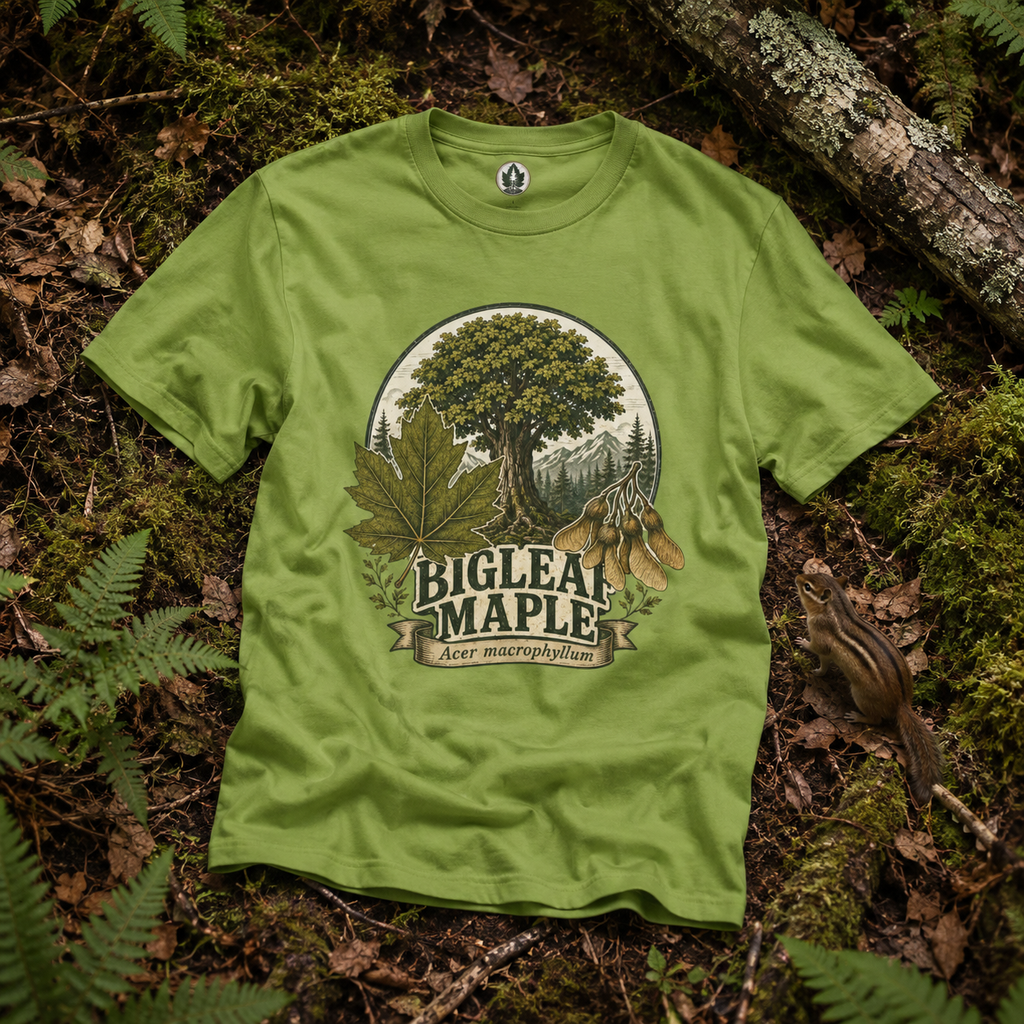 Bigleaf Maple, Acer macrophyllum T‑Shirt