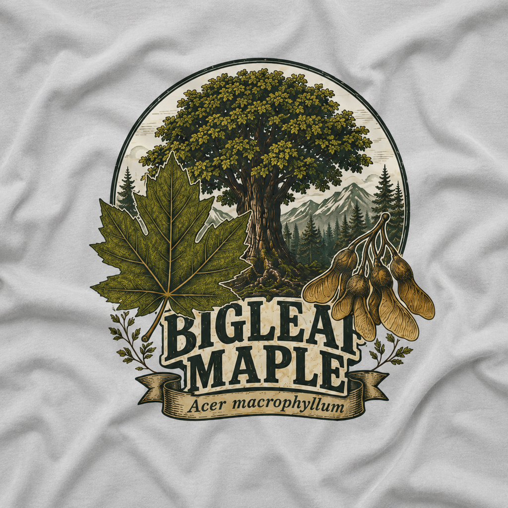 Bigleaf Maple, Acer macrophyllum T‑Shirt