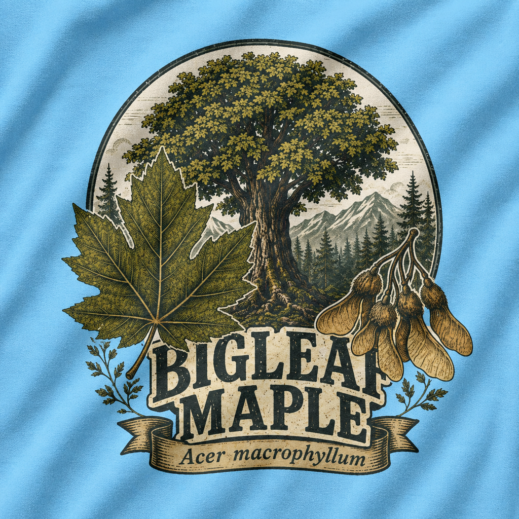 Bigleaf Maple, Acer macrophyllum T‑Shirt
