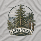 Sitka Spruce, Picea sitchensis T‑Shirt