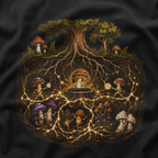 Mushroom Root Party Version 2 T‑Shirt