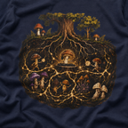 Mushroom Root Party Version 2 T‑Shirt