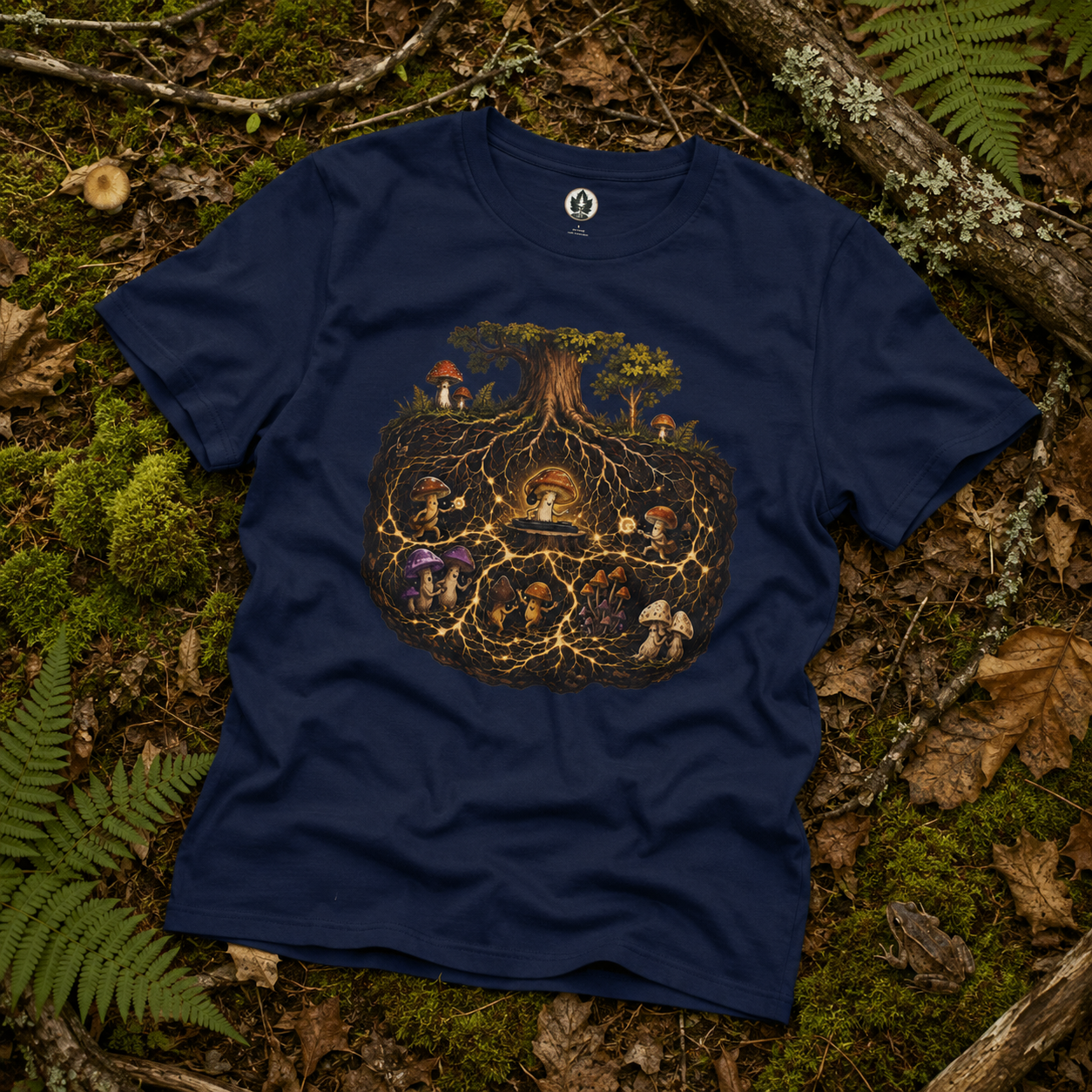 Mushroom Root Party Version 2 T‑Shirt