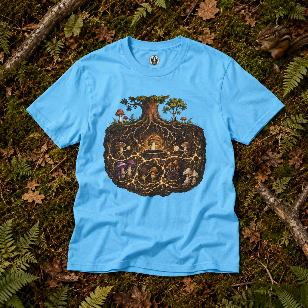 Mushroom Root Party Version 2 T‑Shirt