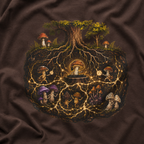 Mushroom Root Party Version 2 T‑Shirt
