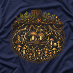 Mushroom Root Party Version One T‑Shirt