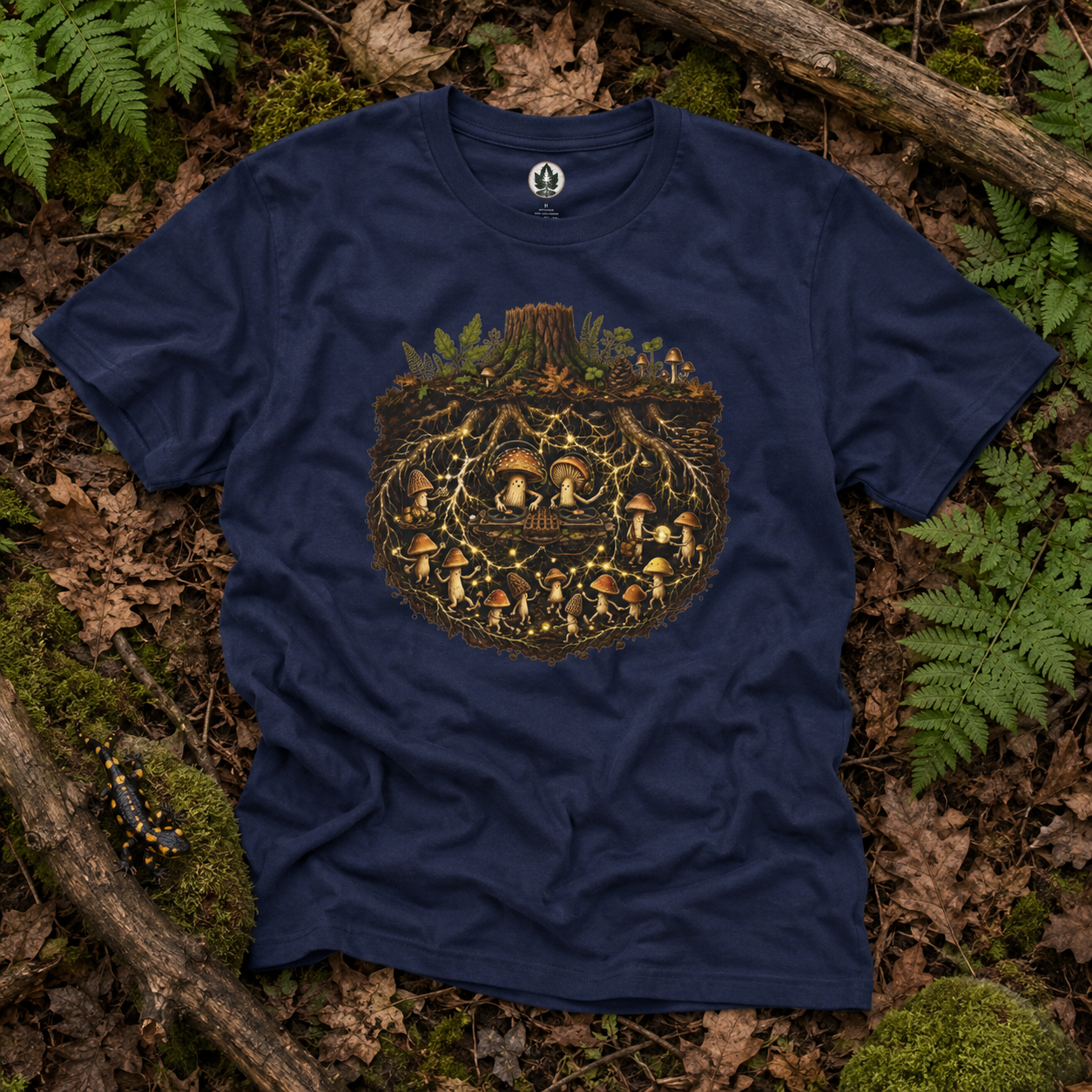 Mushroom Root Party Version One T‑Shirt
