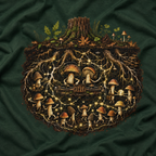 Mushroom Root Party Version One T‑Shirt