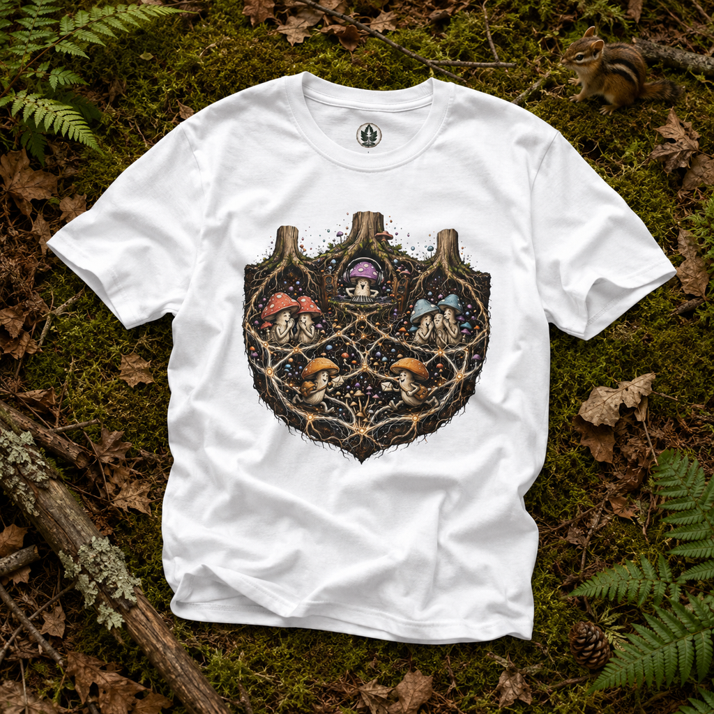 Mushroom Root Party Version 3 T‑Shirt