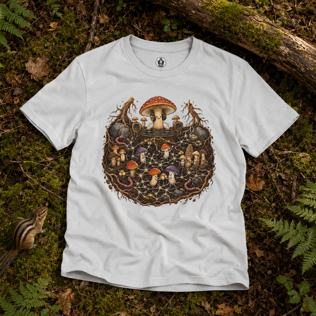 Mushroom Root Party Version 4 T‑Shirt