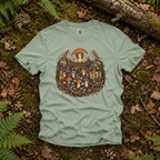 Mushroom Root Party Version 4 T‑Shirt