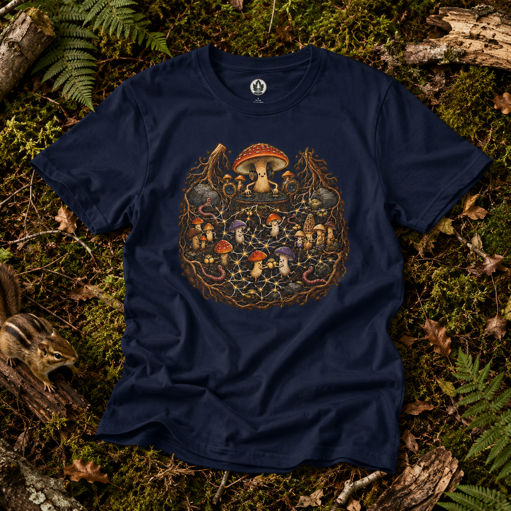 Mushroom Root Party Version 4 T‑Shirt