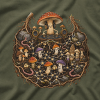 Mushroom Root Party Version 4 T‑Shirt