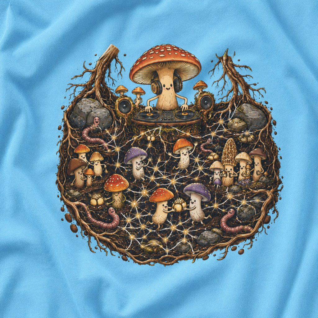 Mushroom Root Party Version 4 T‑Shirt