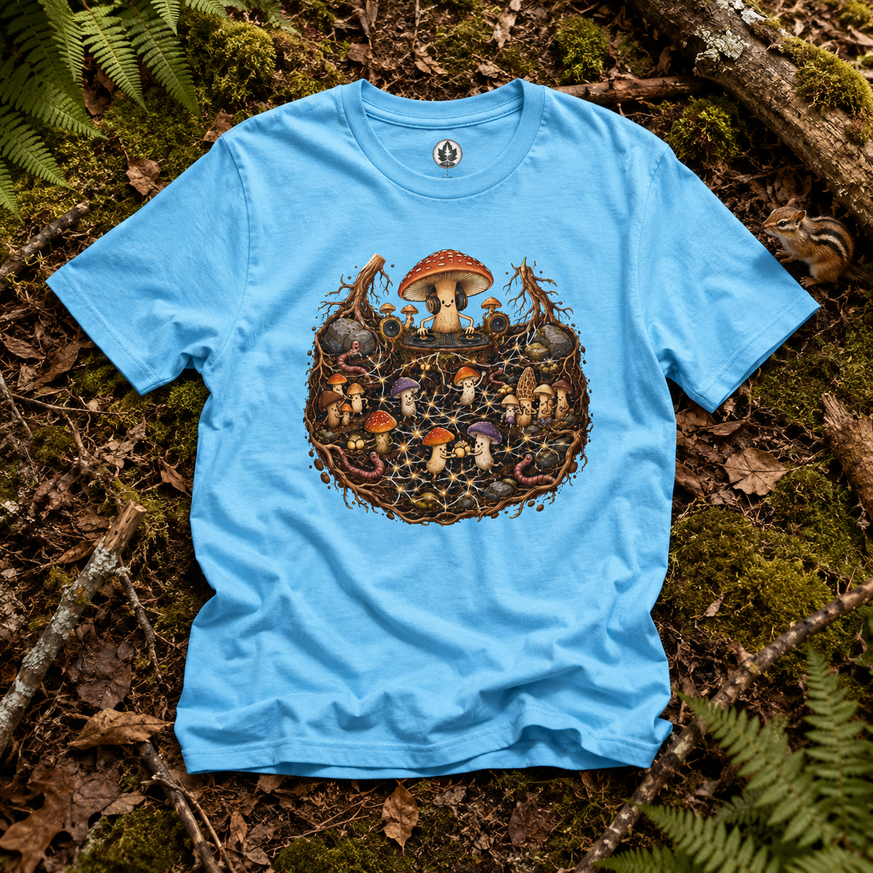 Mushroom Root Party Version 4 T‑Shirt
