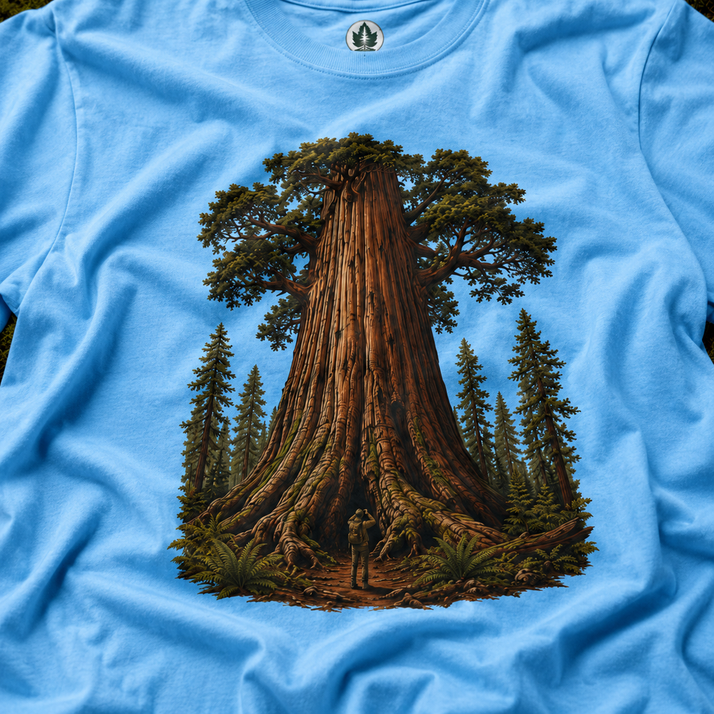 Looking up at Giant Tree Version One T‑Shirt