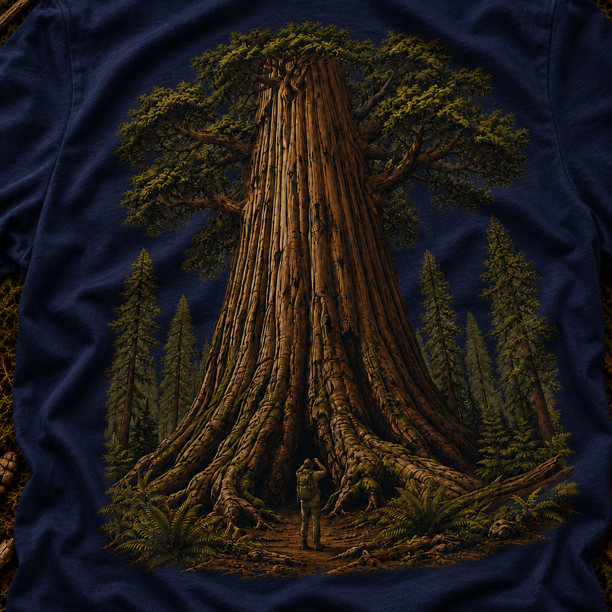 Looking up at Giant Tree Version One T‑Shirt