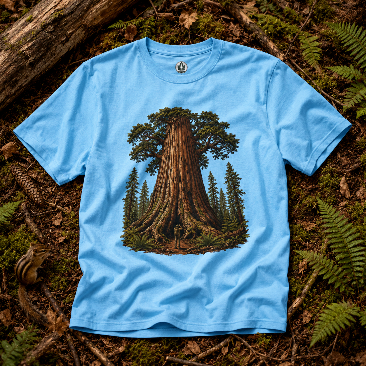 Looking up at Giant Tree Version One T‑Shirt