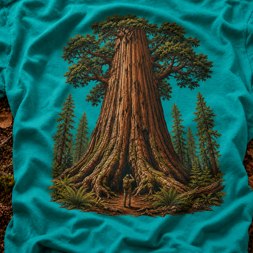 Looking up at Giant Tree Version One T‑Shirt
