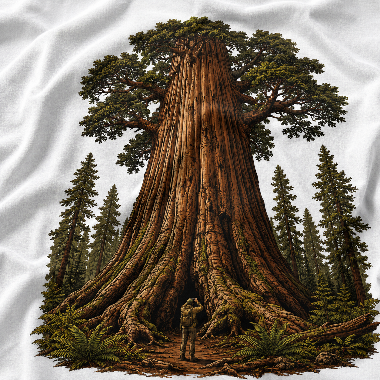 Looking up at Giant Tree Version One T‑Shirt