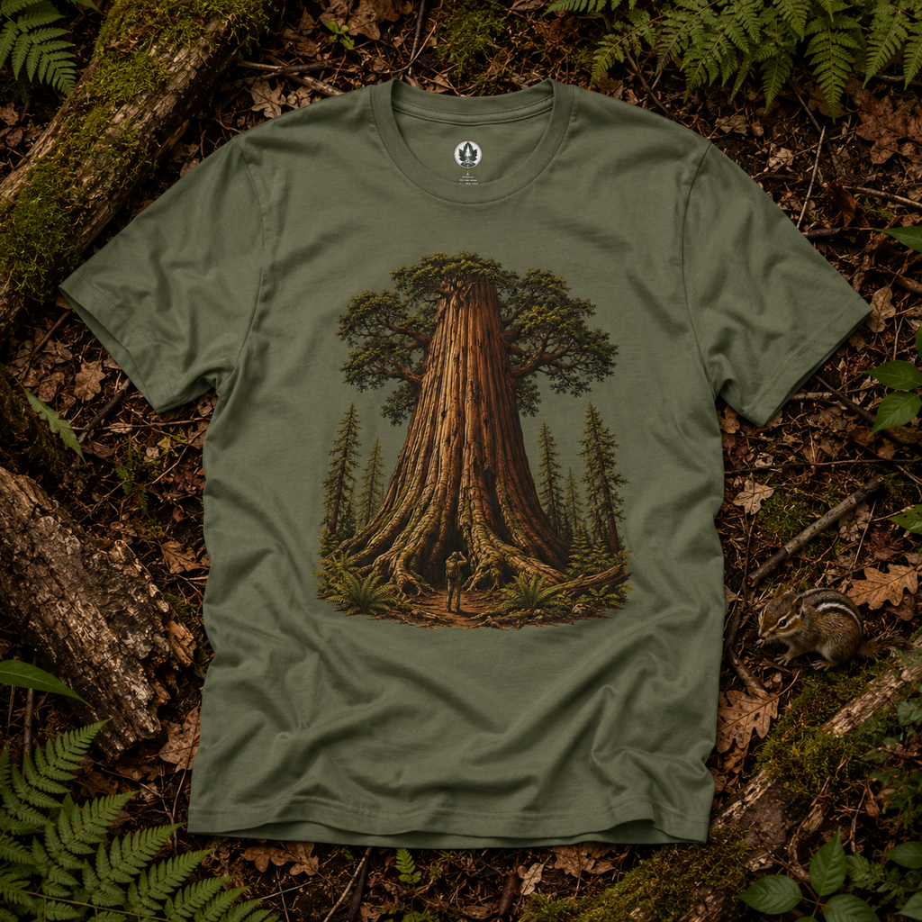 Looking up at Giant Tree Version One T‑Shirt
