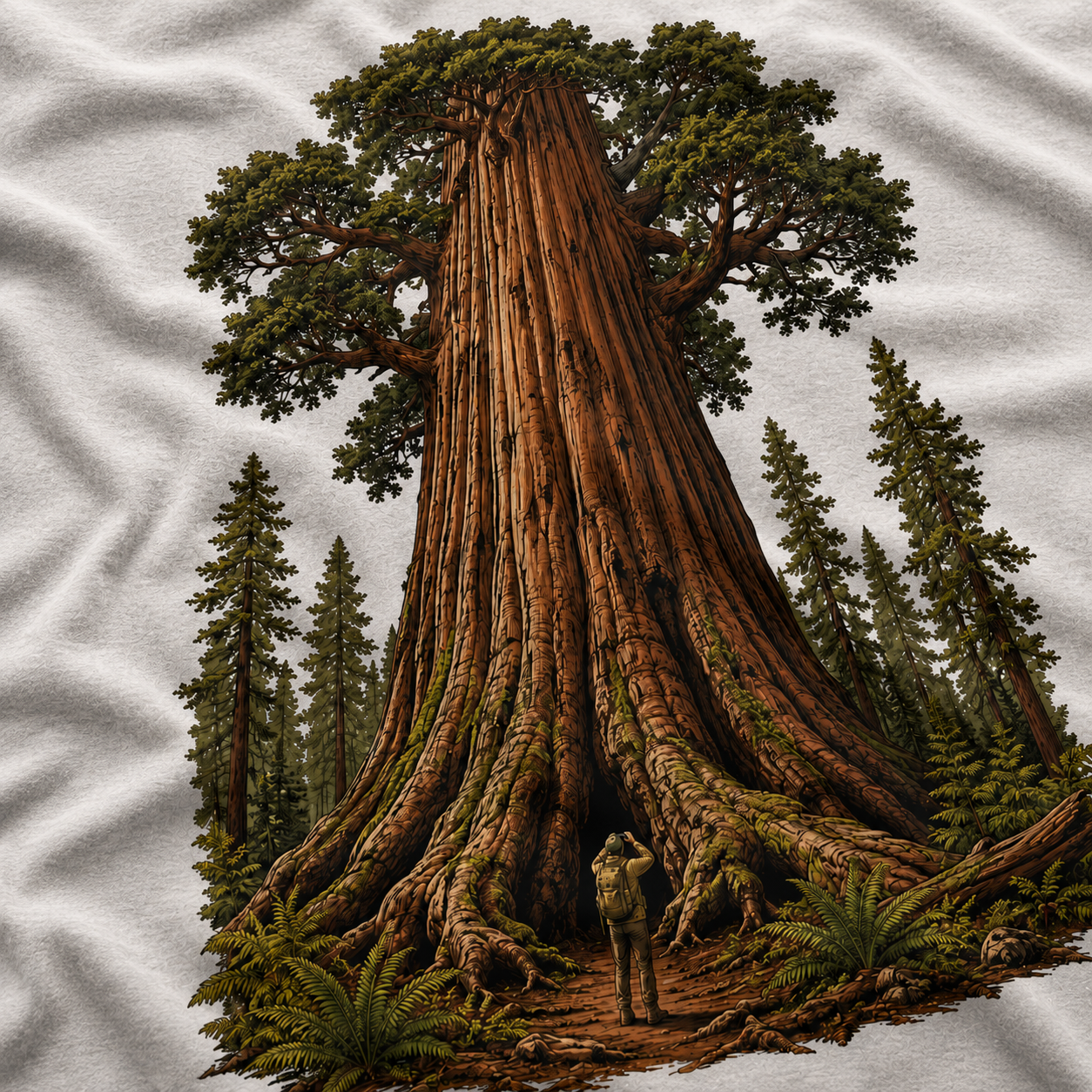 Looking up at Giant Tree Version One T‑Shirt