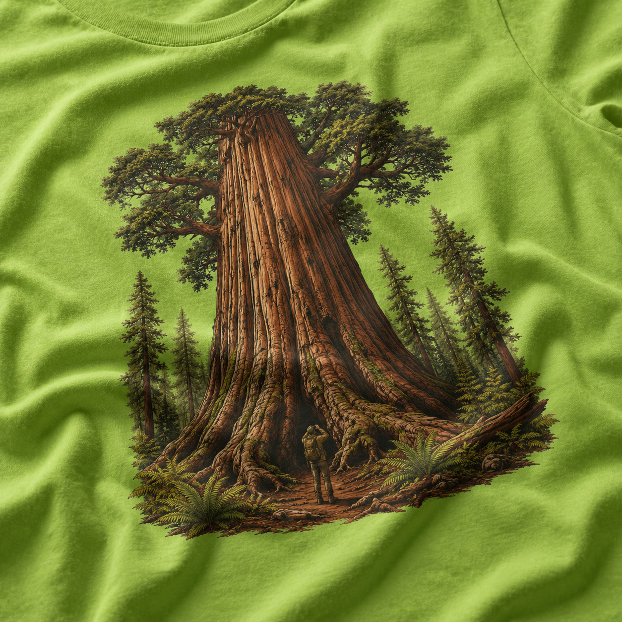Looking up at Giant Tree Version One T‑Shirt