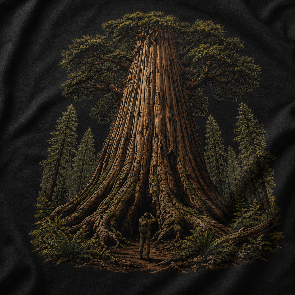 Looking up at Giant Tree Version One T‑Shirt