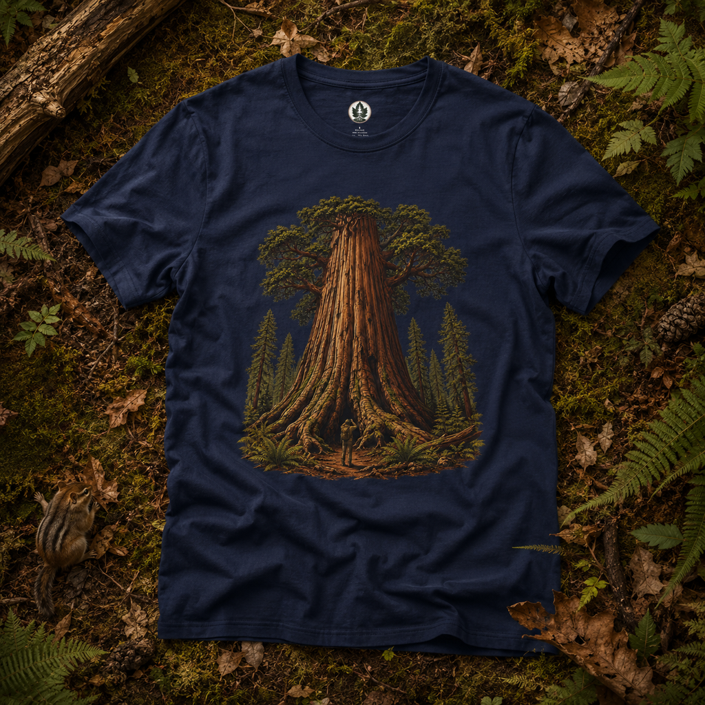 Looking up at Giant Tree Version One T‑Shirt
