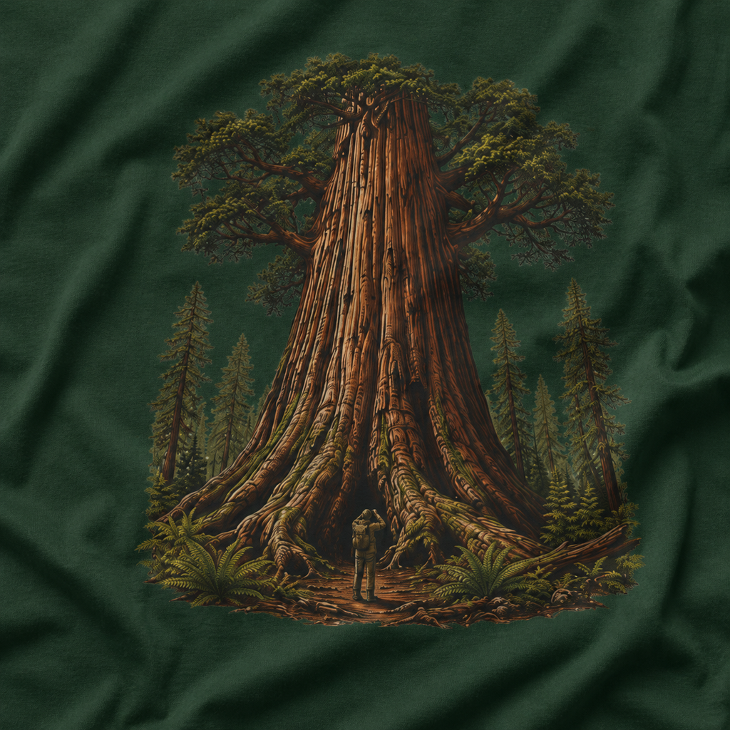 Looking up at Giant Tree Version One T‑Shirt