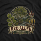 Red Alder, Alnus rubra T‑Shirt