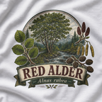 Red Alder, Alnus rubra T‑Shirt
