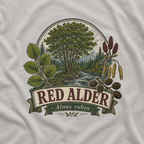 Red Alder, Alnus rubra T‑Shirt
