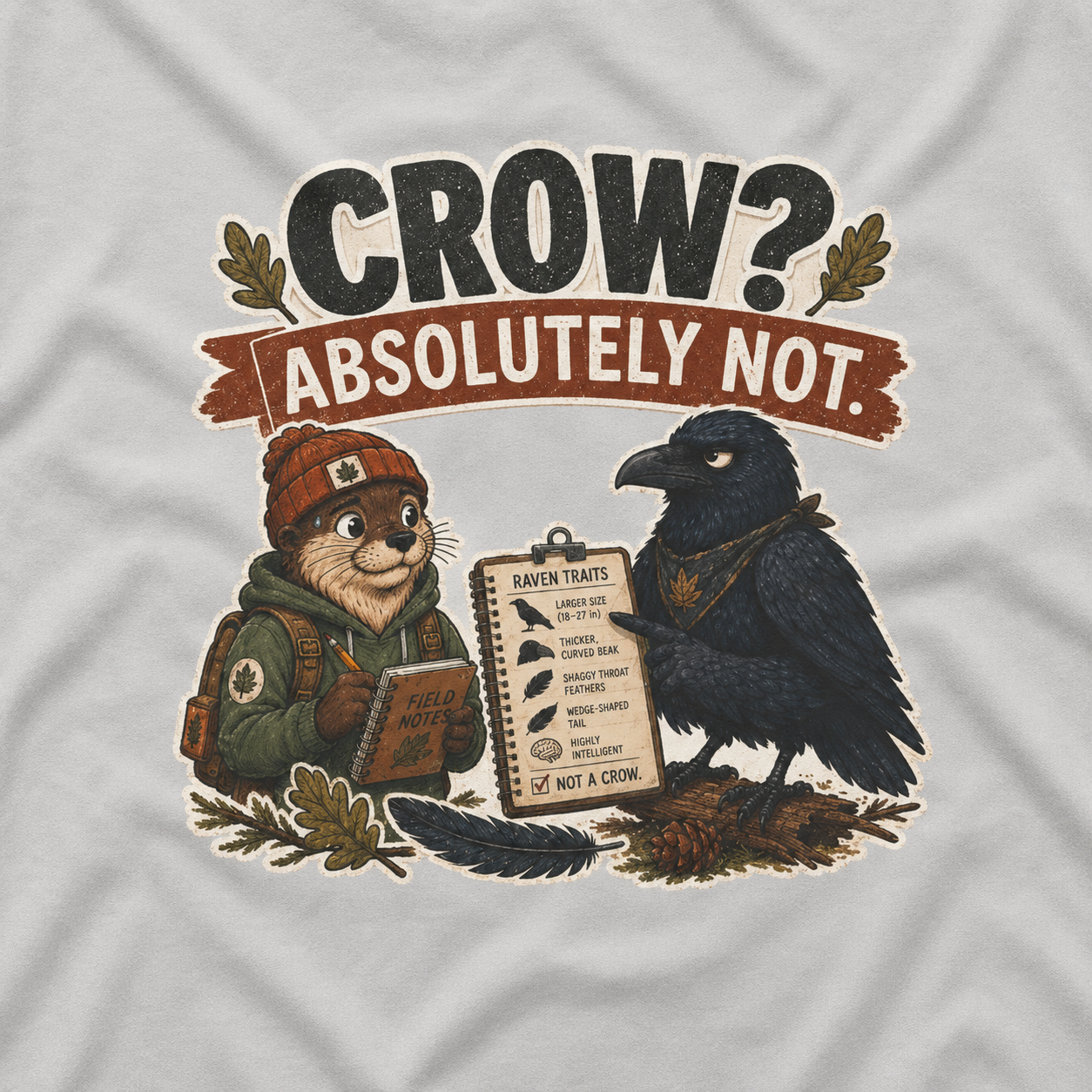 Crow, Absolutely Not Version 1 T‑Shirt