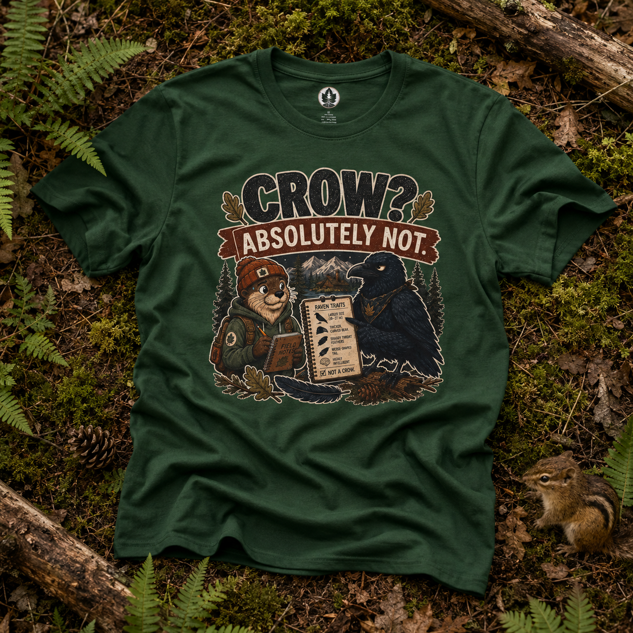 Crow, Absolutely Not Version 1 T‑Shirt