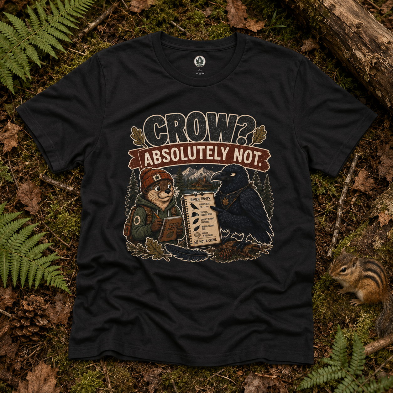 Crow, Absolutely Not Version 1 T‑Shirt