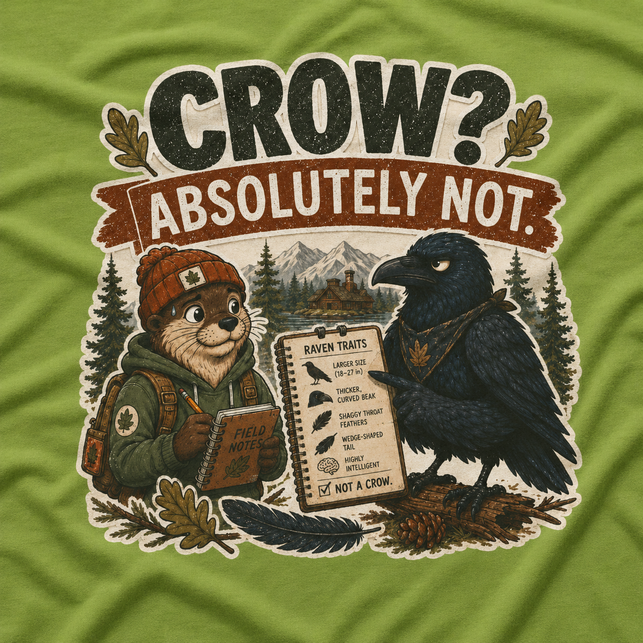 Crow, Absolutely Not Version 1 T‑Shirt