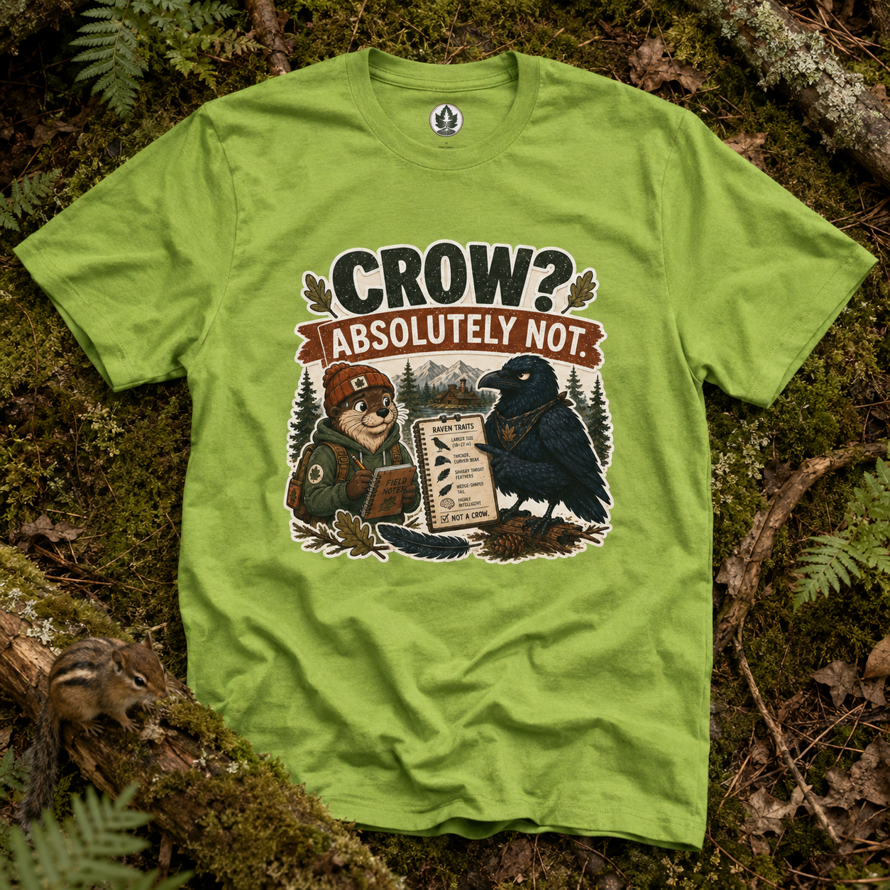 Crow, Absolutely Not Version 1 T‑Shirt