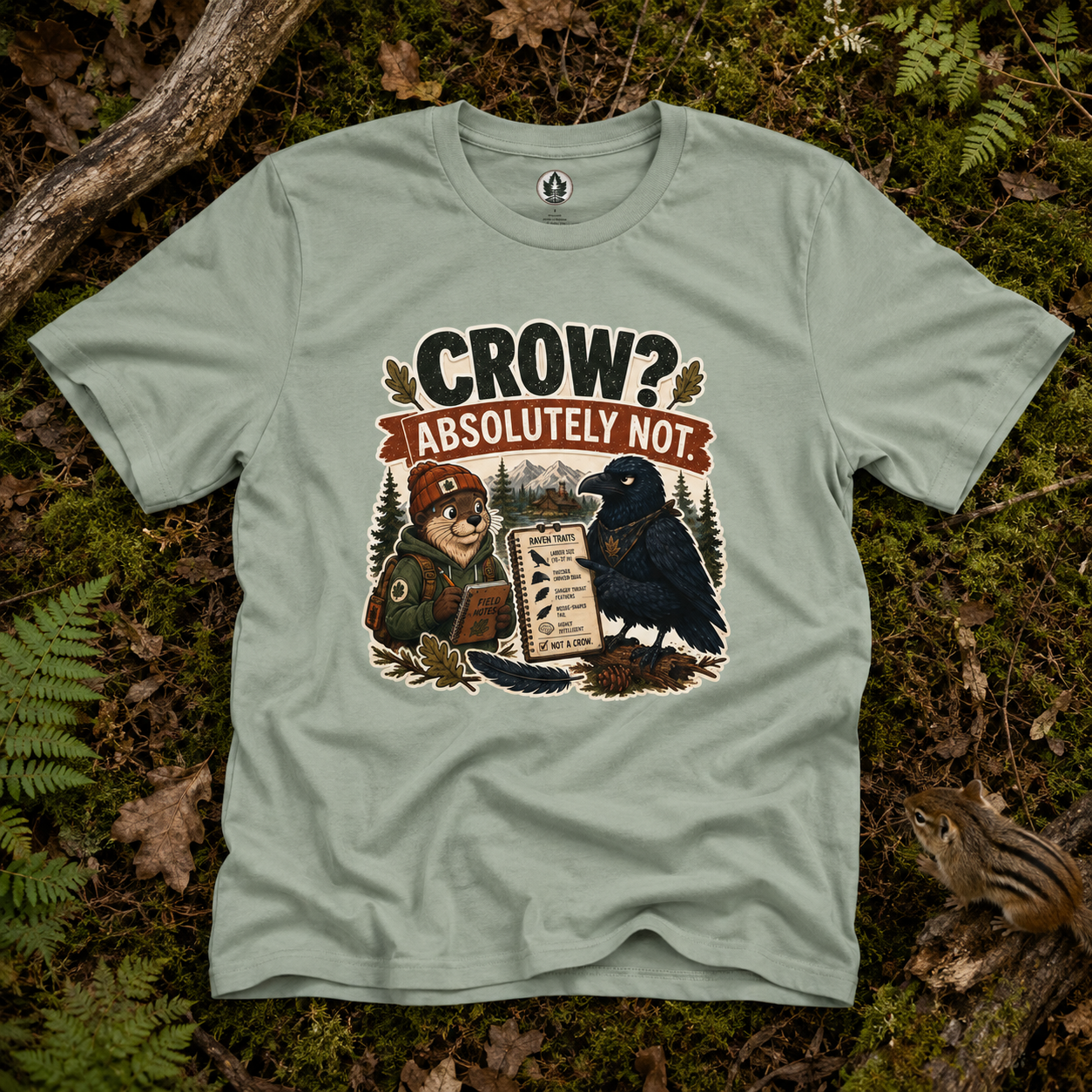Crow, Absolutely Not Version 1 T‑Shirt