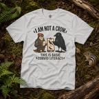 I am Not a Crow, This is Basic Covid Literacy Otto and Echo T‑Shirt