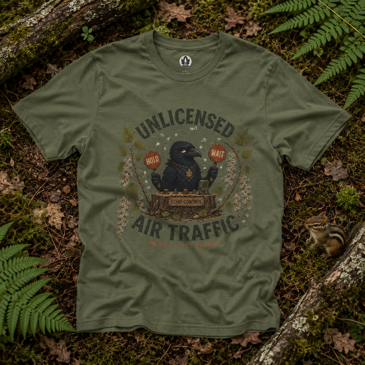 Unlicensed Air Traffic Otto and Echo T‑Shirt